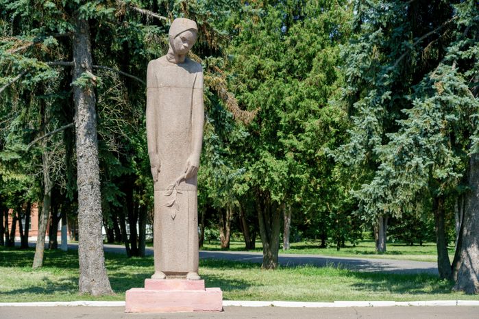 Мемориальный парк в Коломне летом