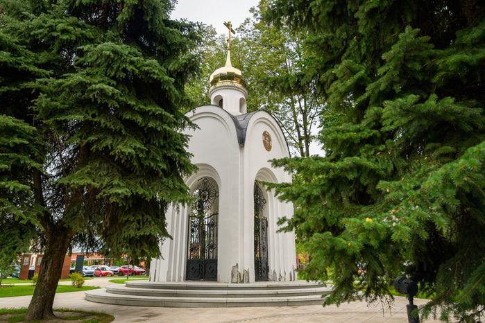 Часовня на площади Победы в Ногинске Богородского округа