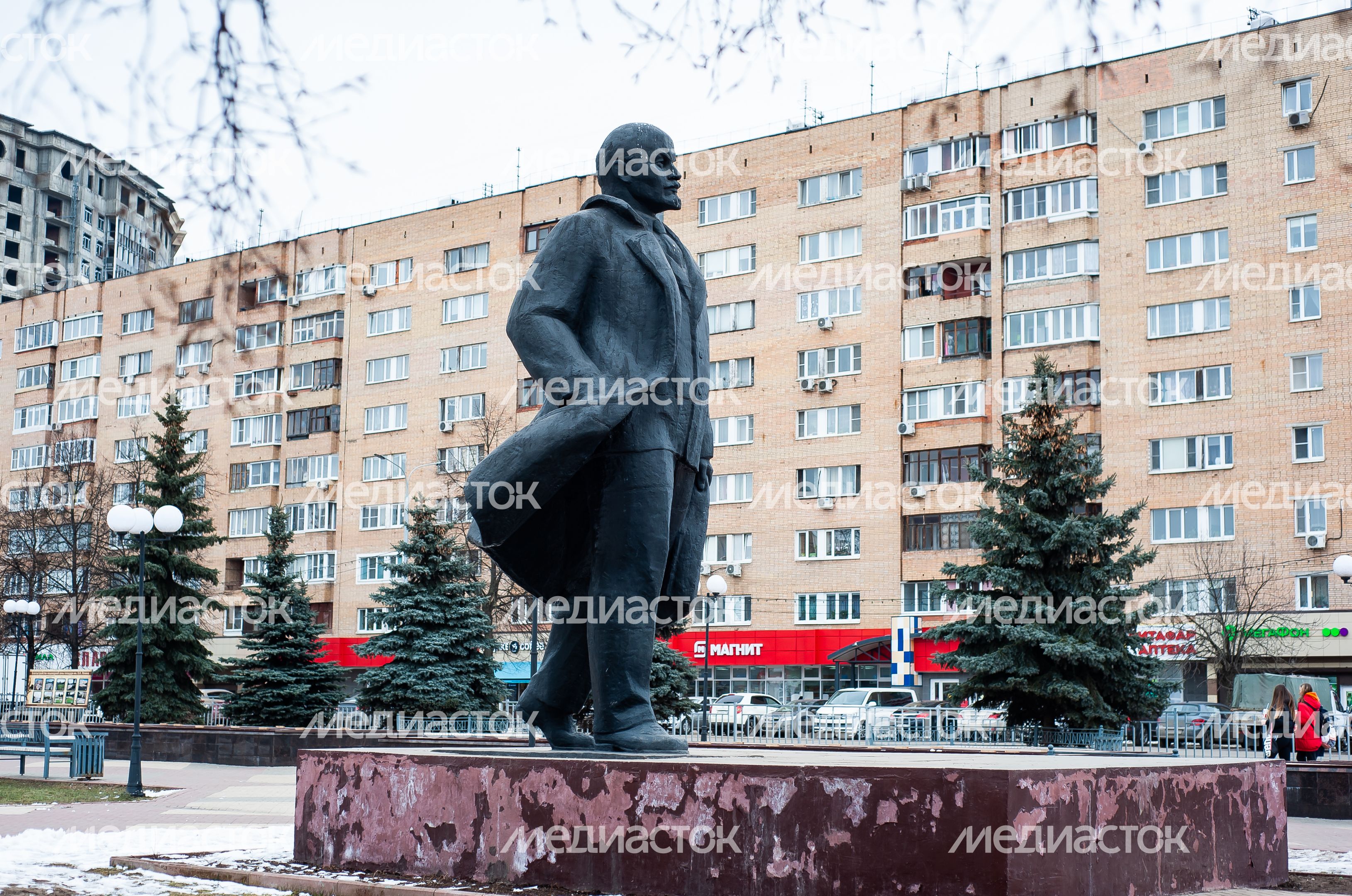Зимние виды города Щелково
