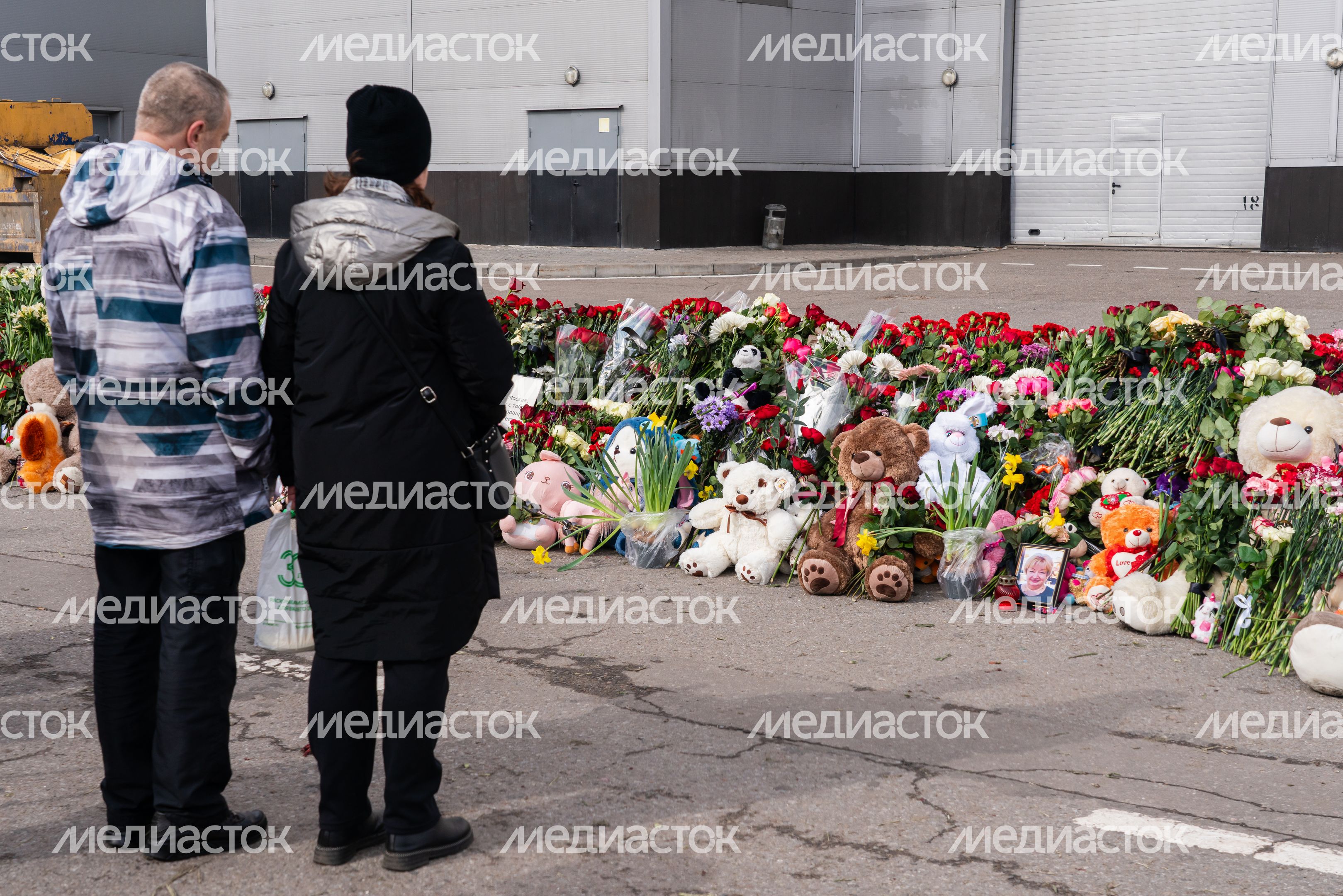 Мемориал памяти погибших в «Крокус Сити Холле» в Красногорске