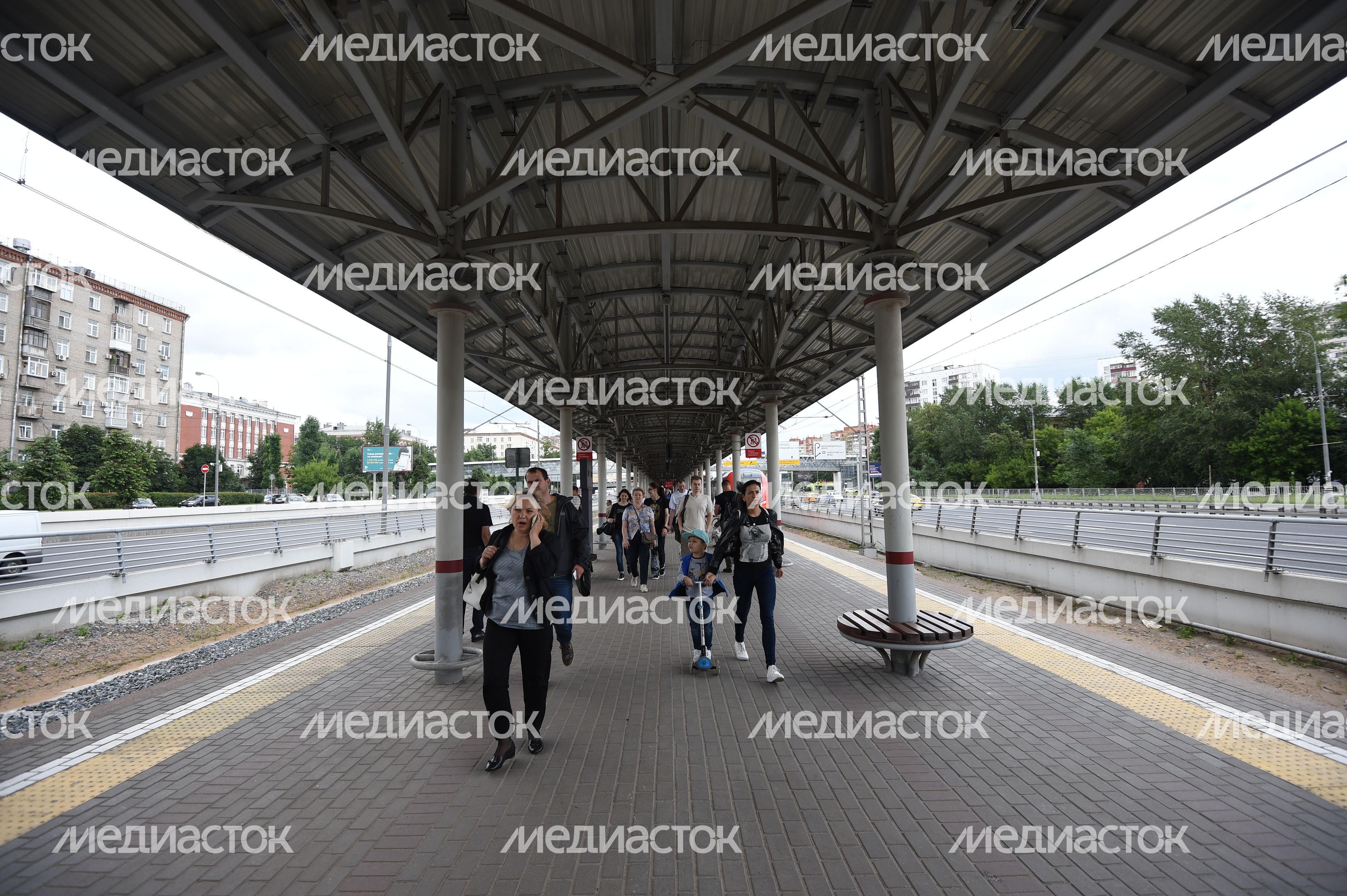МЦК летом