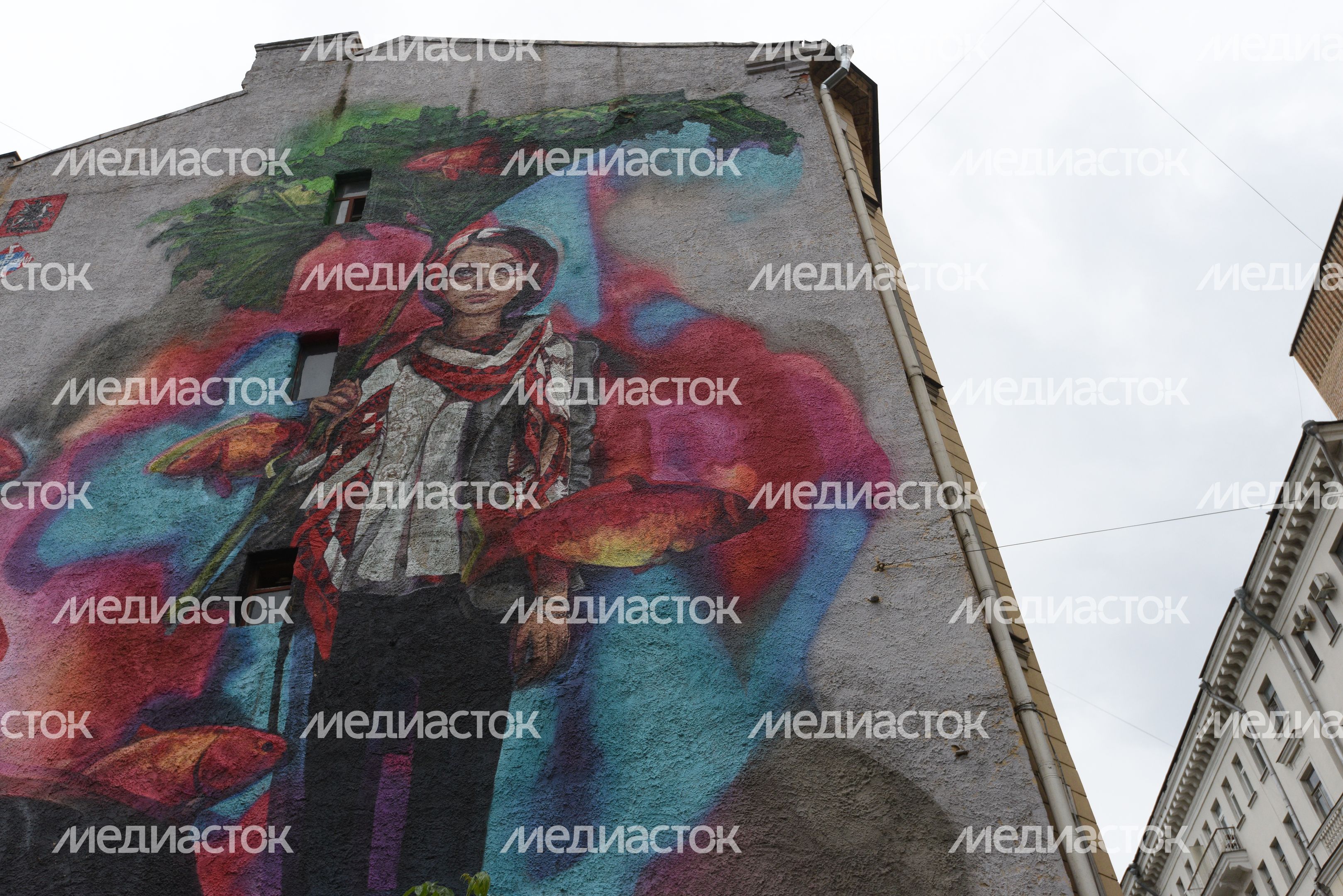 Граффити на улицах Москвы