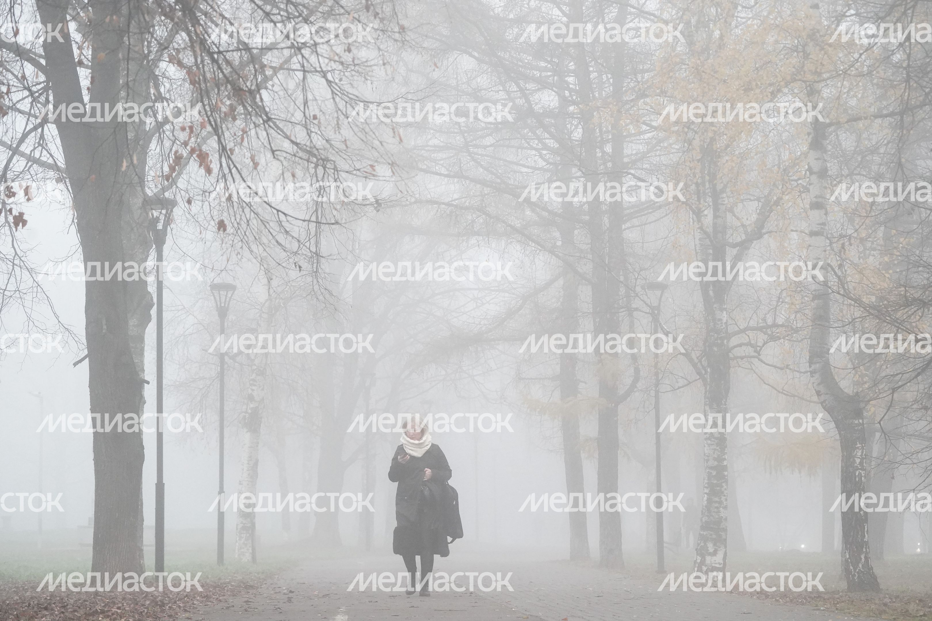 Аномальный туман в Москве