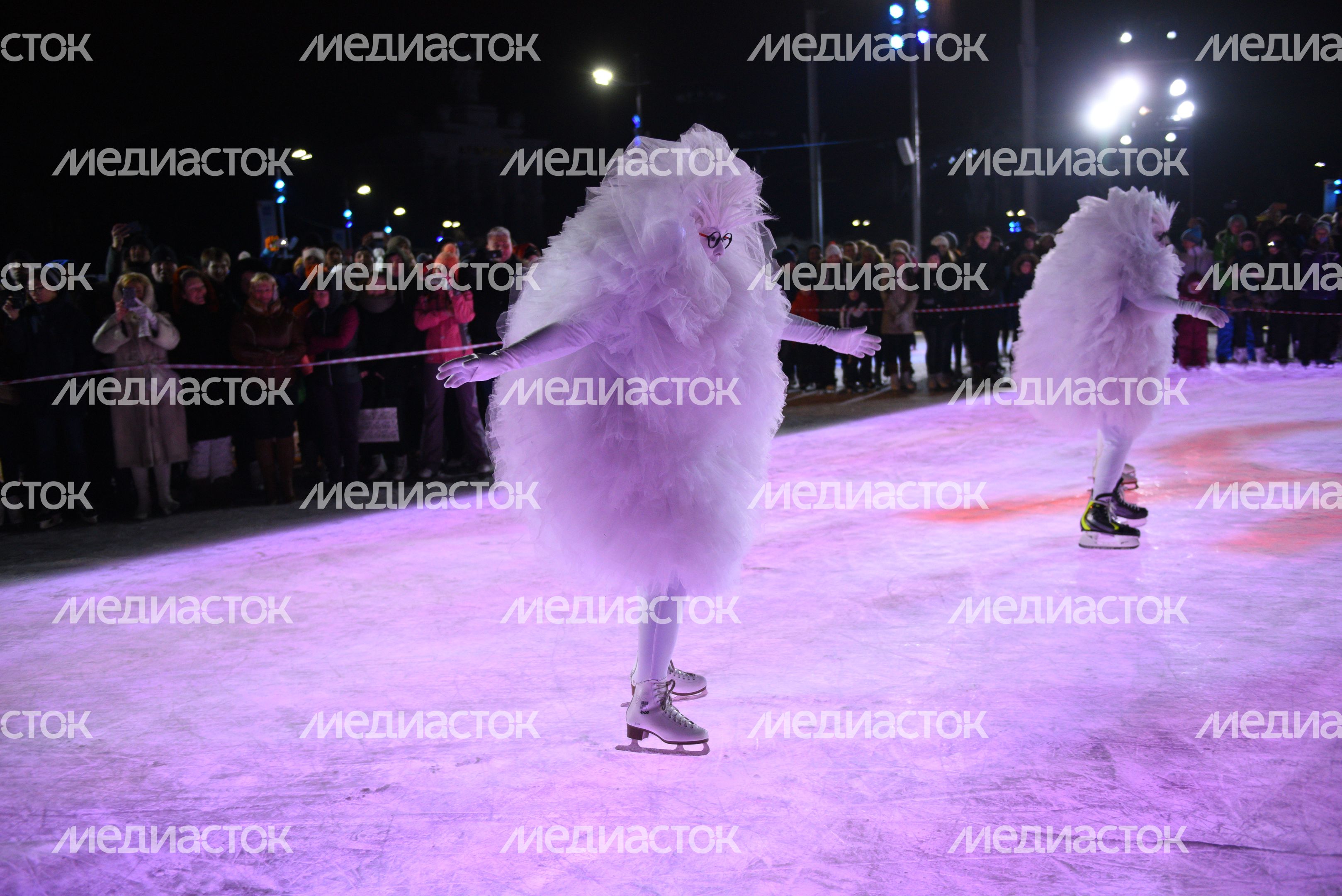 Открытие катка на ВДНХ в Москве