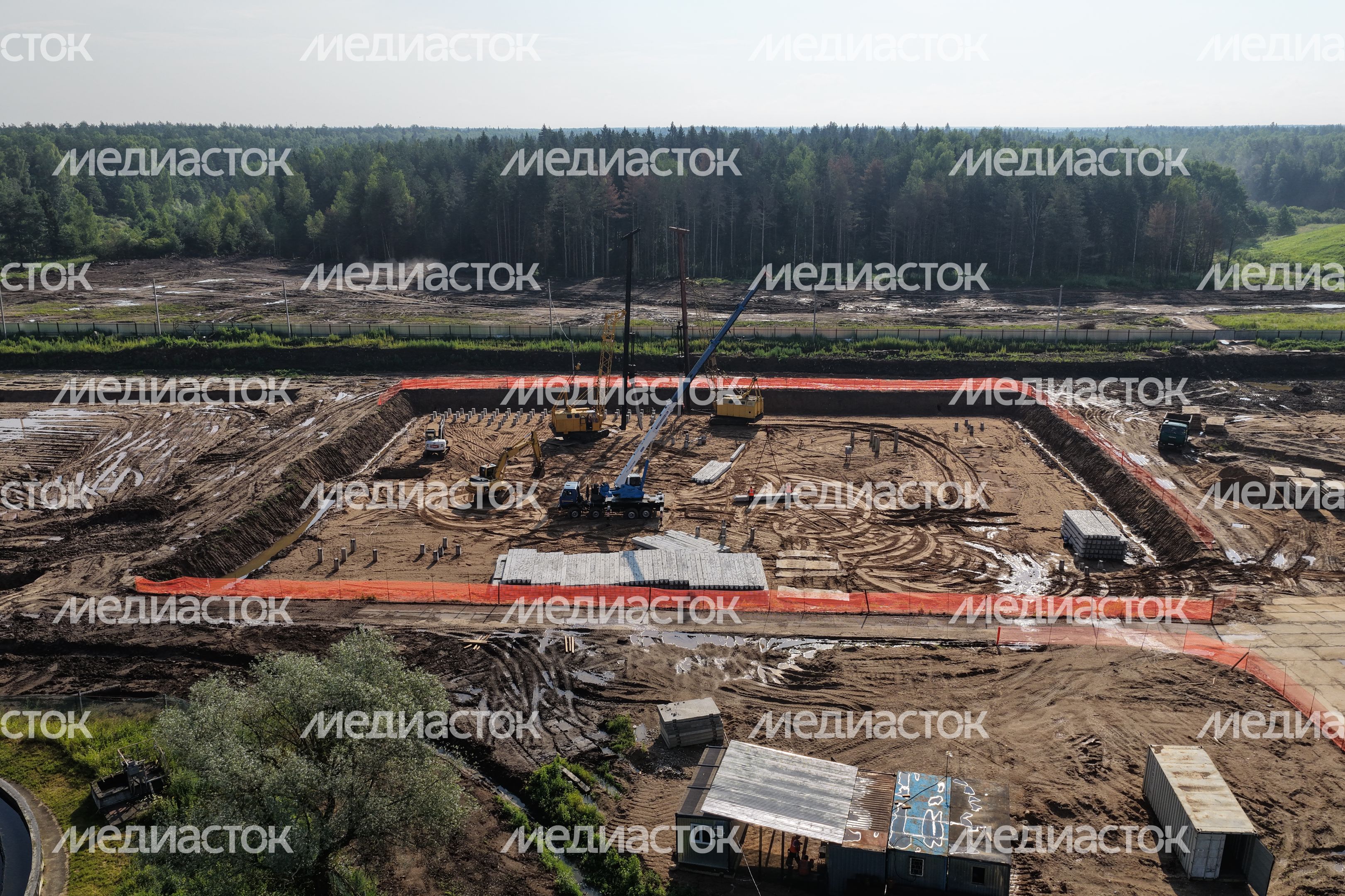 Очистные сооружения в Дубне