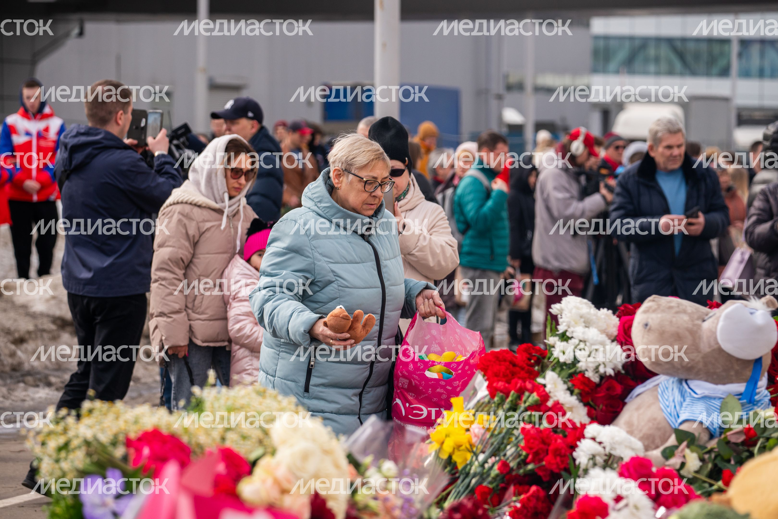 Мемориал памяти погибших в «Крокус Сити Холле» в Красногорске
