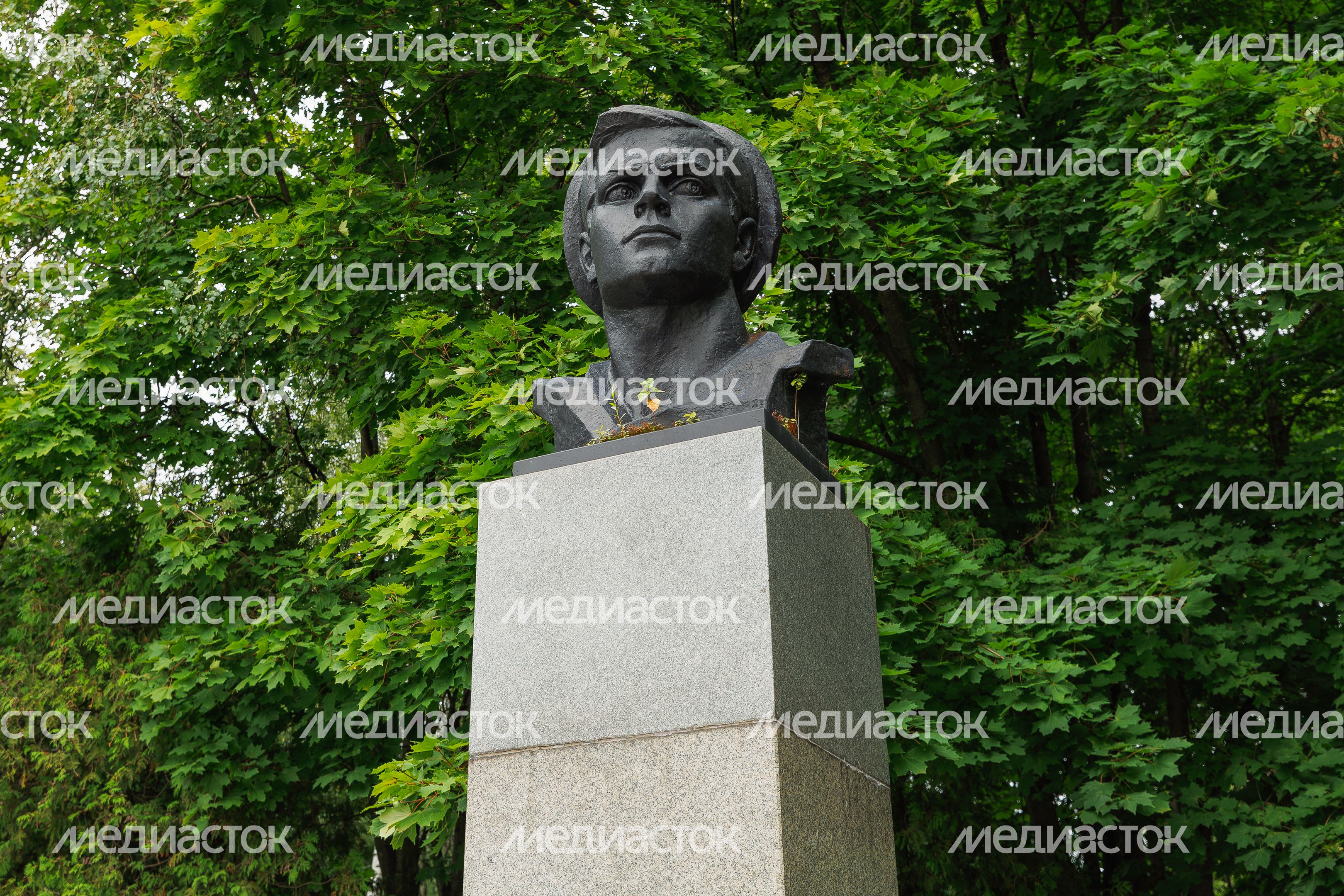 Памятник Герою Гражданской войны матросу Анатолию Железнякову в Центральном парке культуры и отдыха Долгопрудного