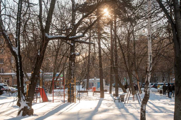 Зима в Москве