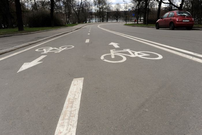 Велодорожка в Москве