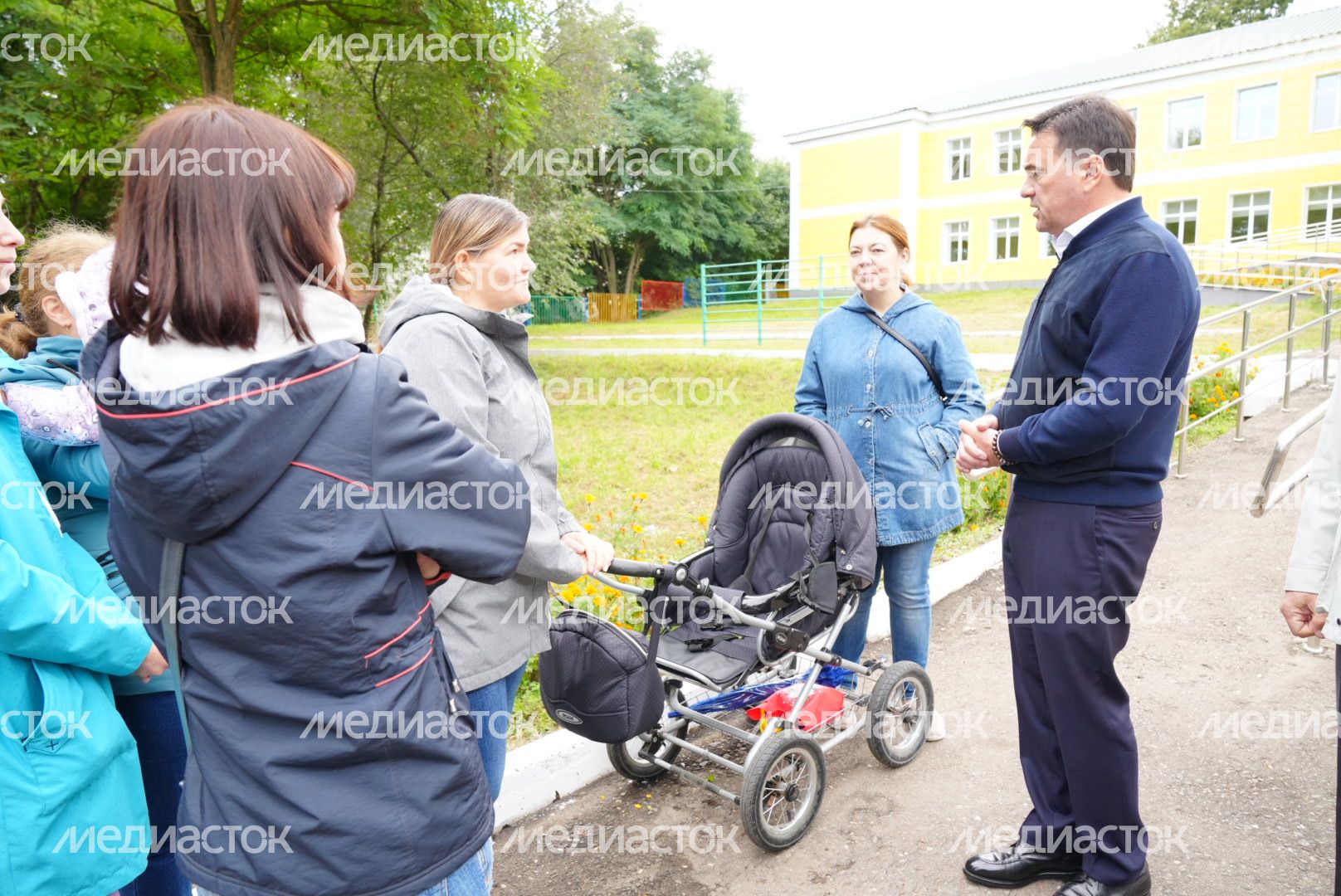 Проверка работы школы №3 в Кашире Губернатором Подмосковья
