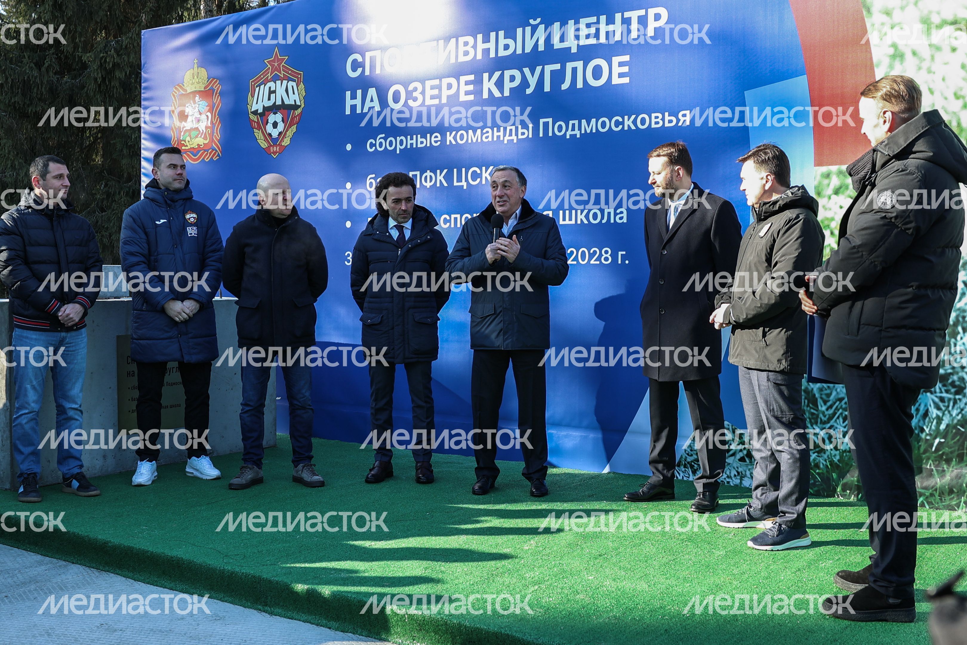 Андрей Воробьев заложил первый камень в основание новой футбольной базы для ЦСКА Андрей Воробьев заложил первый камень в основание новой футбольной базы для ЦСКА