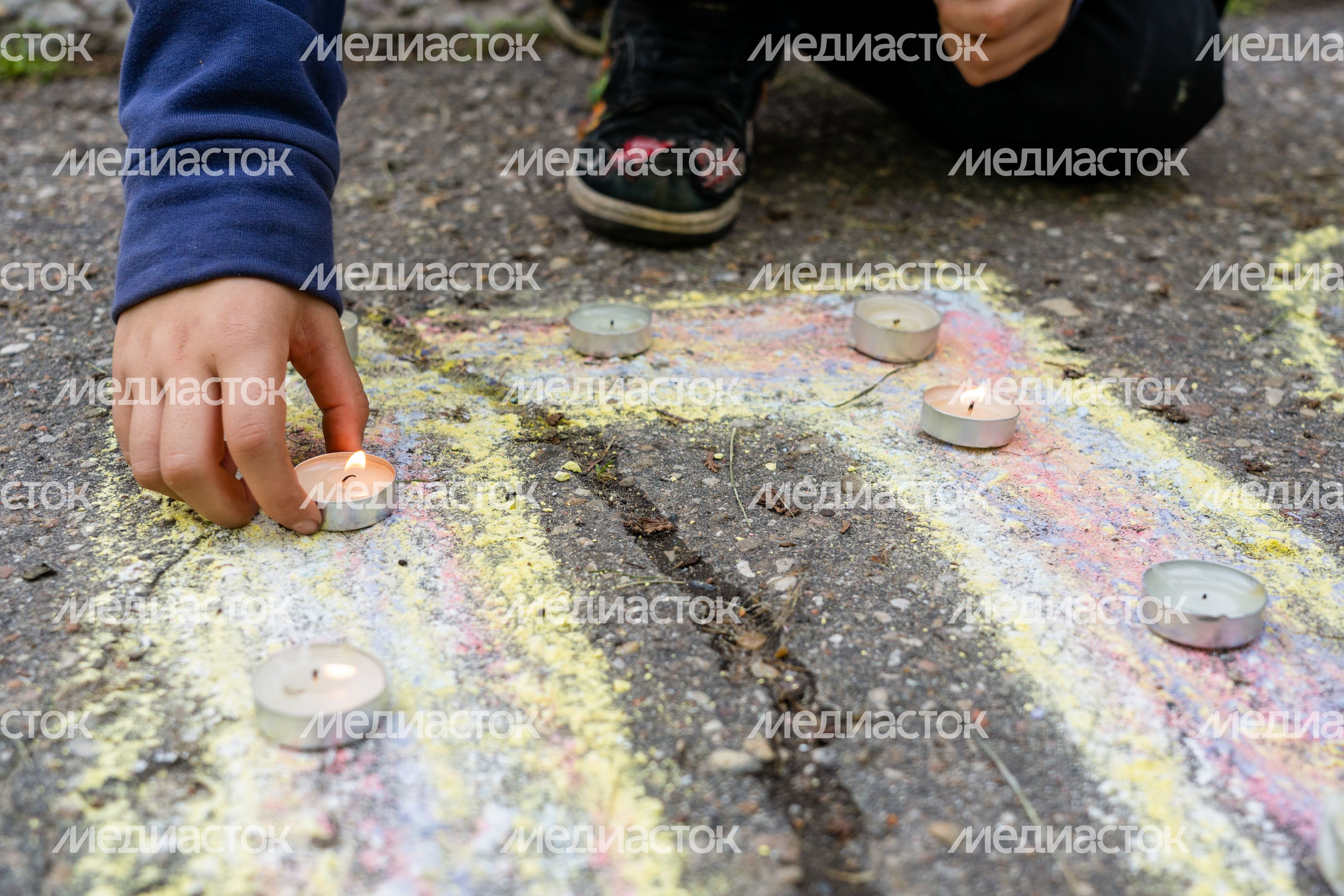 Акция «Свеча памяти» в Можайском округе Акция «Свеча памяти» в Можайском округе