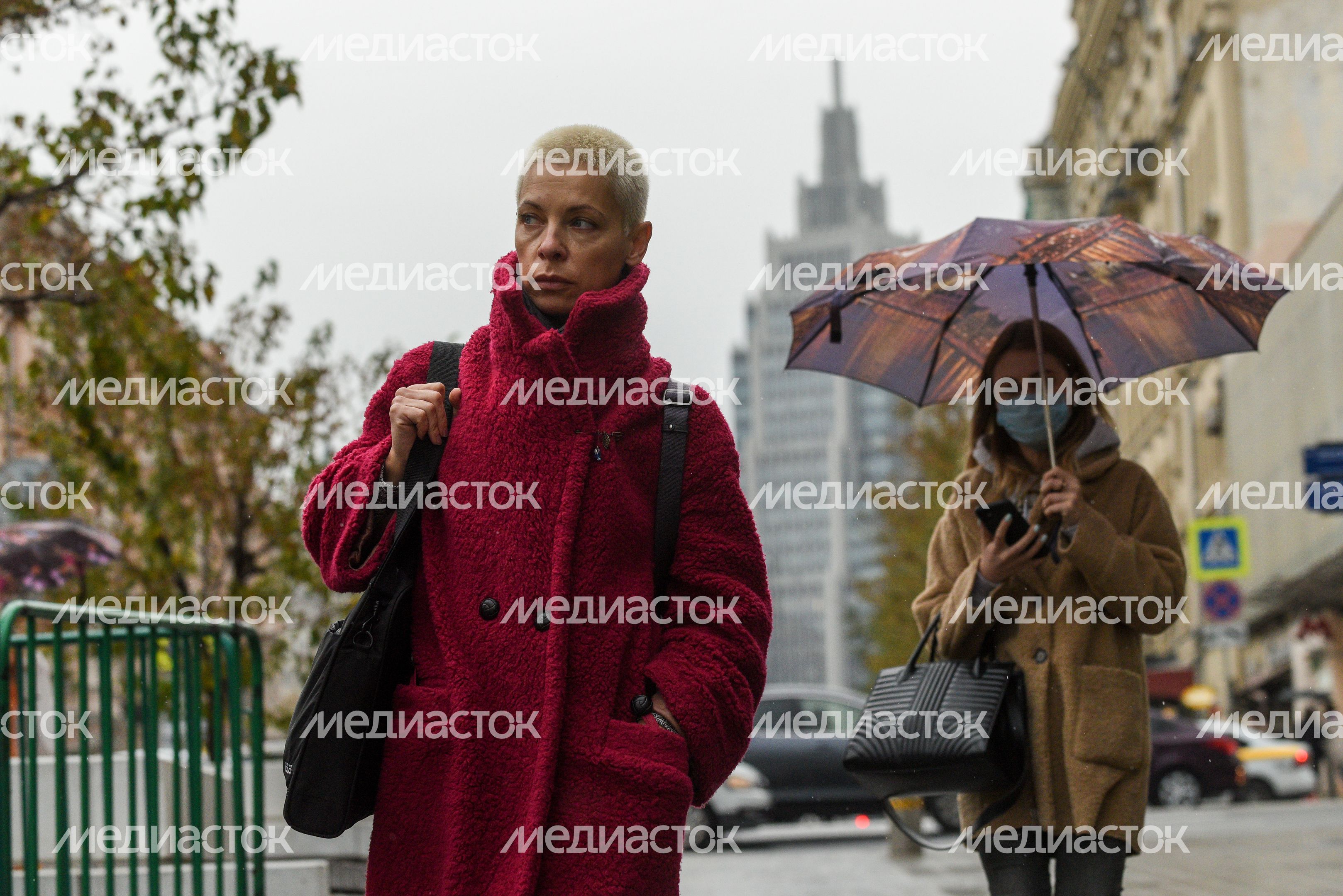 Дождливая погода в Москве