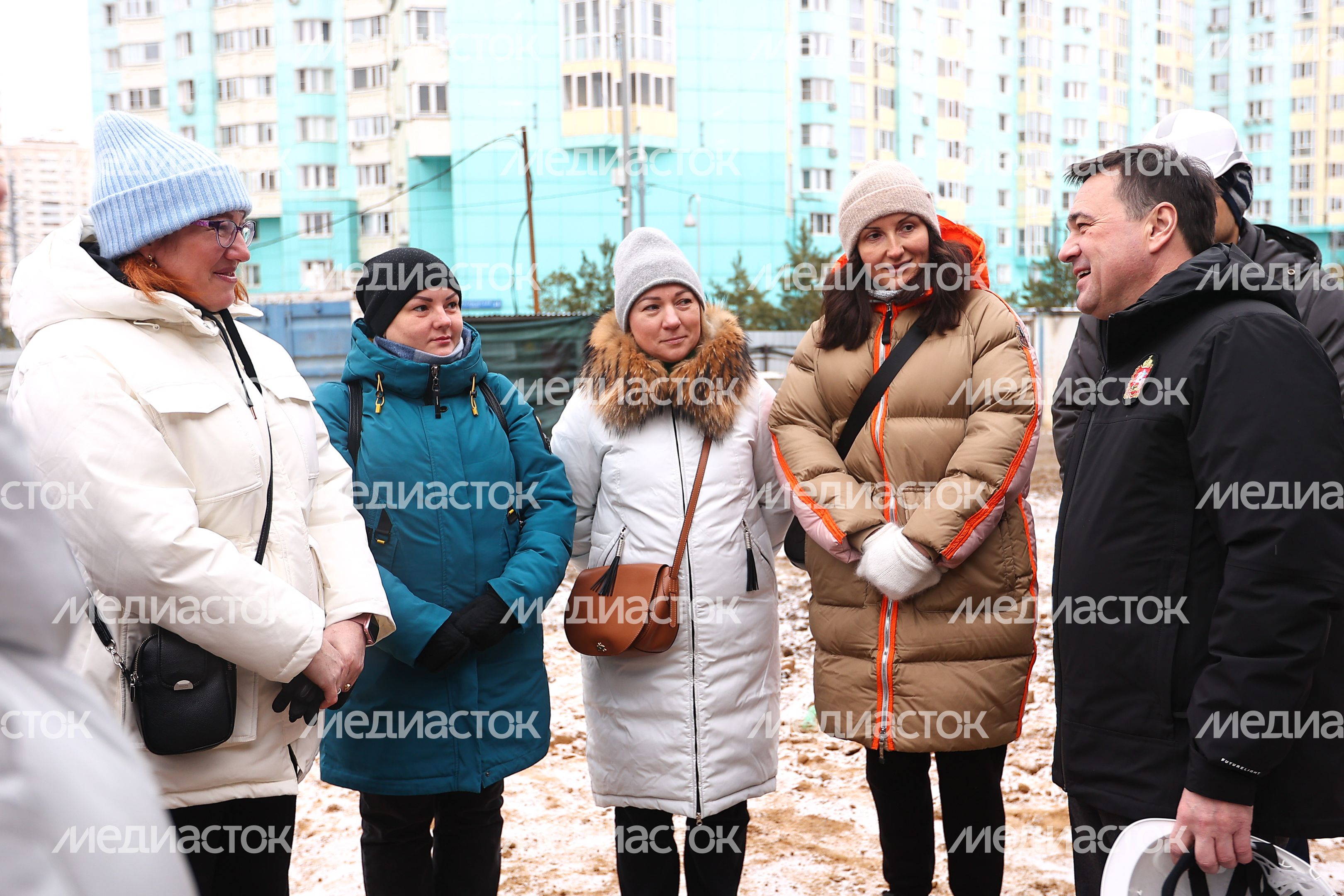 Проверка губернатором образовательного комлекса в Красногорске​