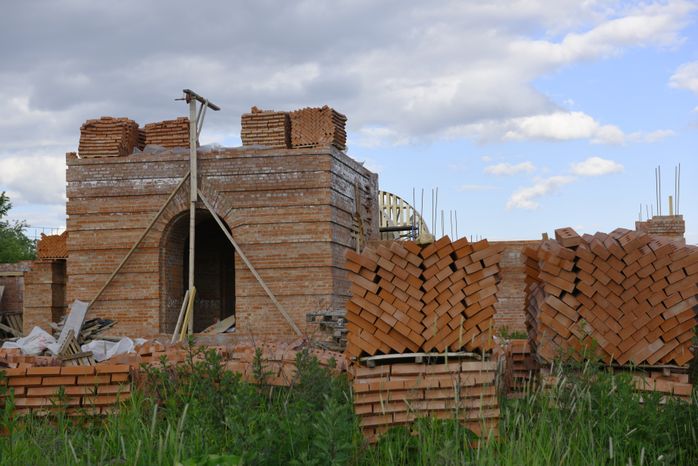 Строительство Храма Покрова Пресвятой Богородицы в деревне Рузино