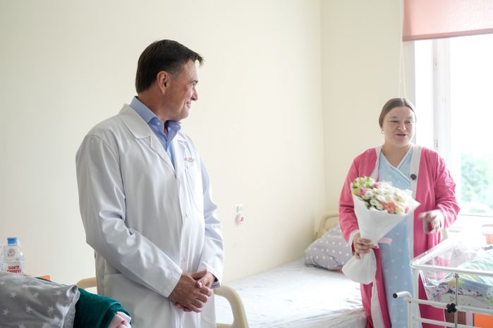 Андрей Воробьев дал старт строительству нового корпуса Видновского перинатального центра