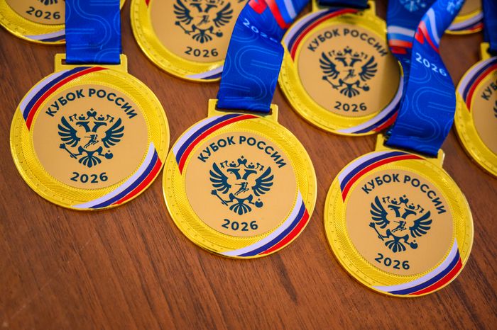Медаль Кубка России по зимнему плаванию 2025-2026 в Балашихе