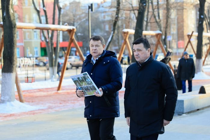 Встреча Губернатора Подмосковья с родителями учащихся СОШ №2