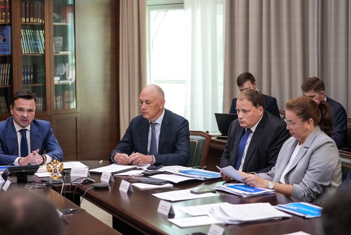 Андрей Воробьев обсудил приоритетные направления сотрудничества с представителями ПАО «Газпром»