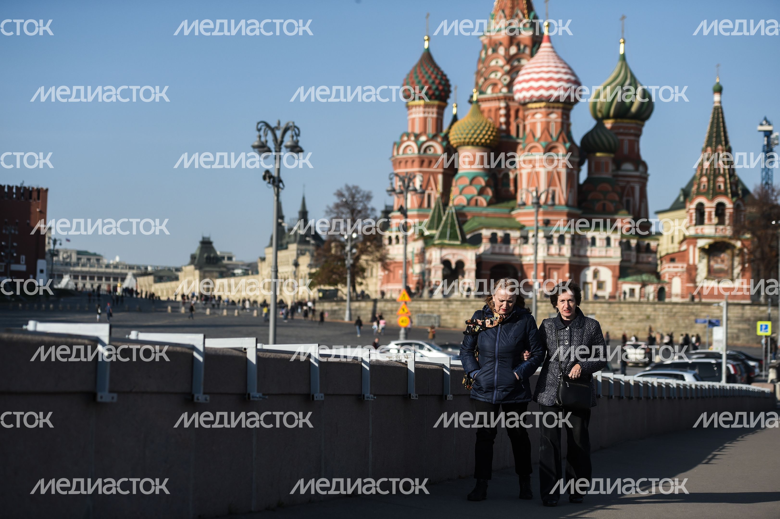 Пенсионеры в Москве