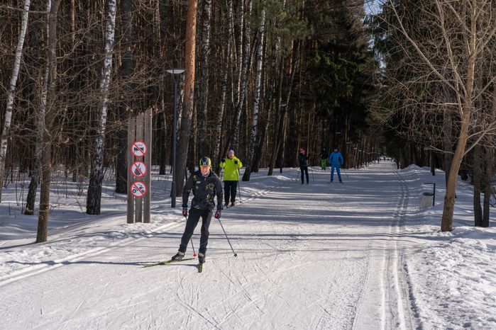 Мещерский парк в Одинцово зимой