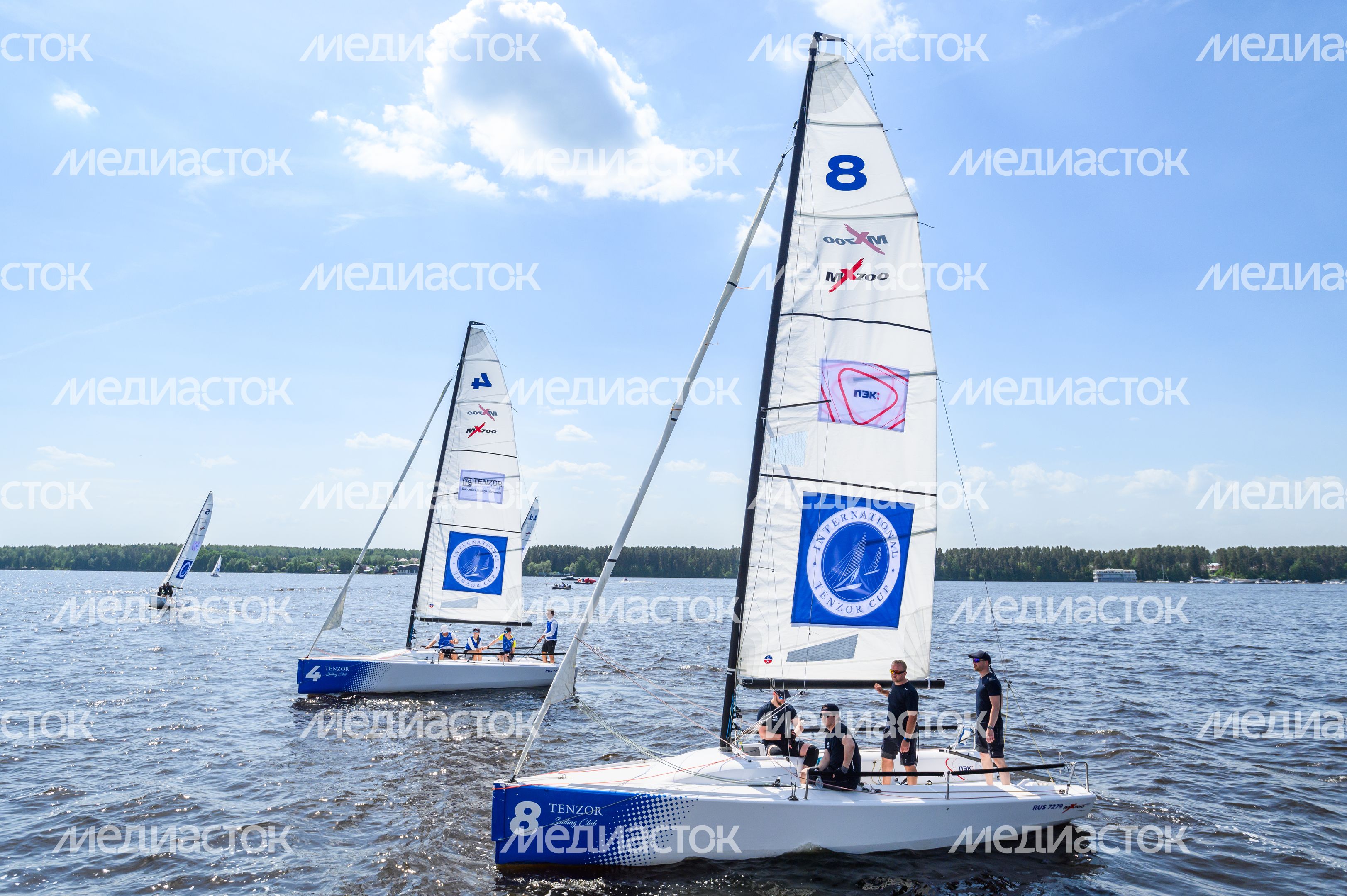 Регата на Пестовском водохранилище в Мытищах