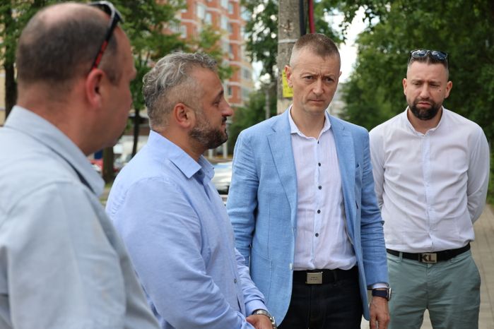 Первый заместитель министра ЖКХ Московской области Дмитрий Лабыкин проверил ход строительства инфраструктурных объектов