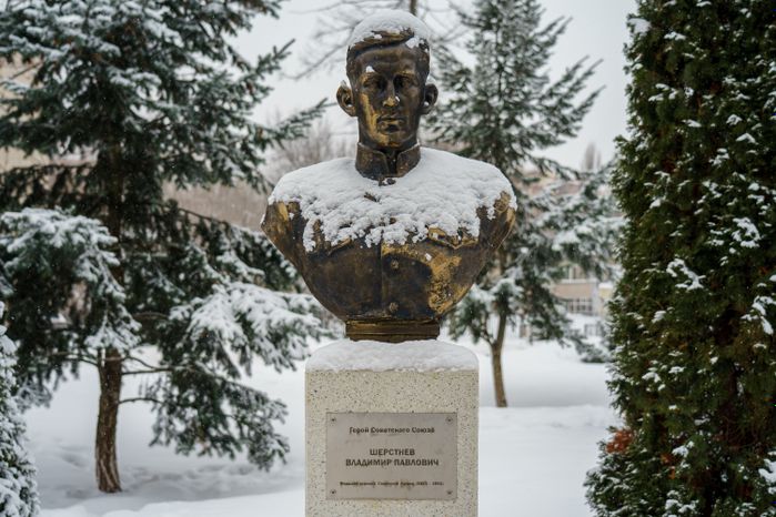 Реутов. Сквер Победы. Зима