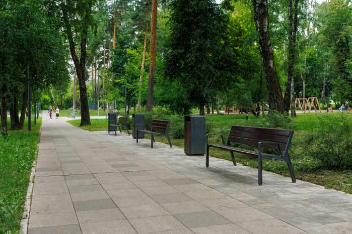 Лето в сквере Ветеранов в Балашихе