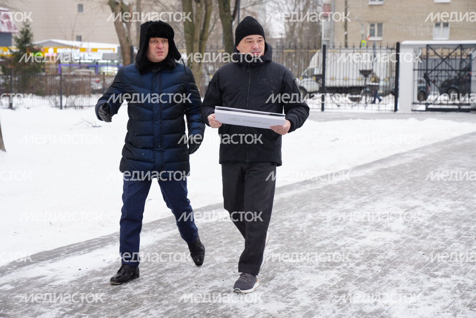 Проверка Губернатором Центрального парка культуры и отдыха в Пушкино