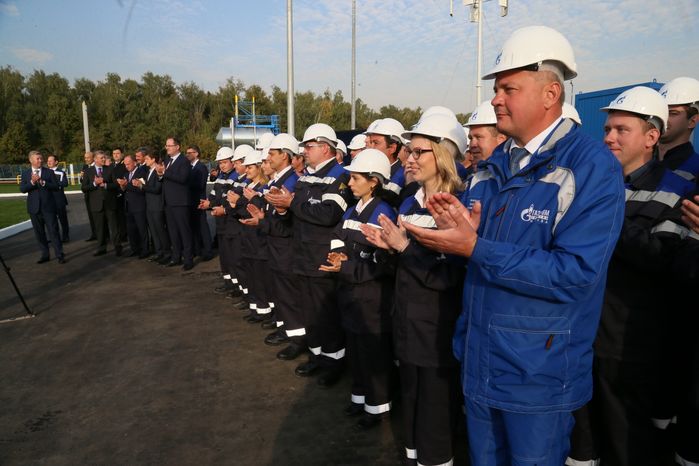 Открытие газового контрольно-распределительного пункта в Ленинском районе