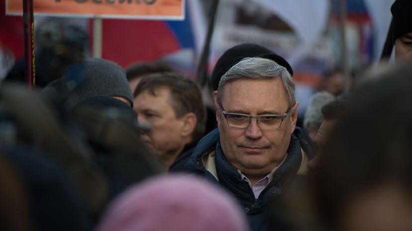 Марш памяти убитого политика Бориса Немцова в Москве