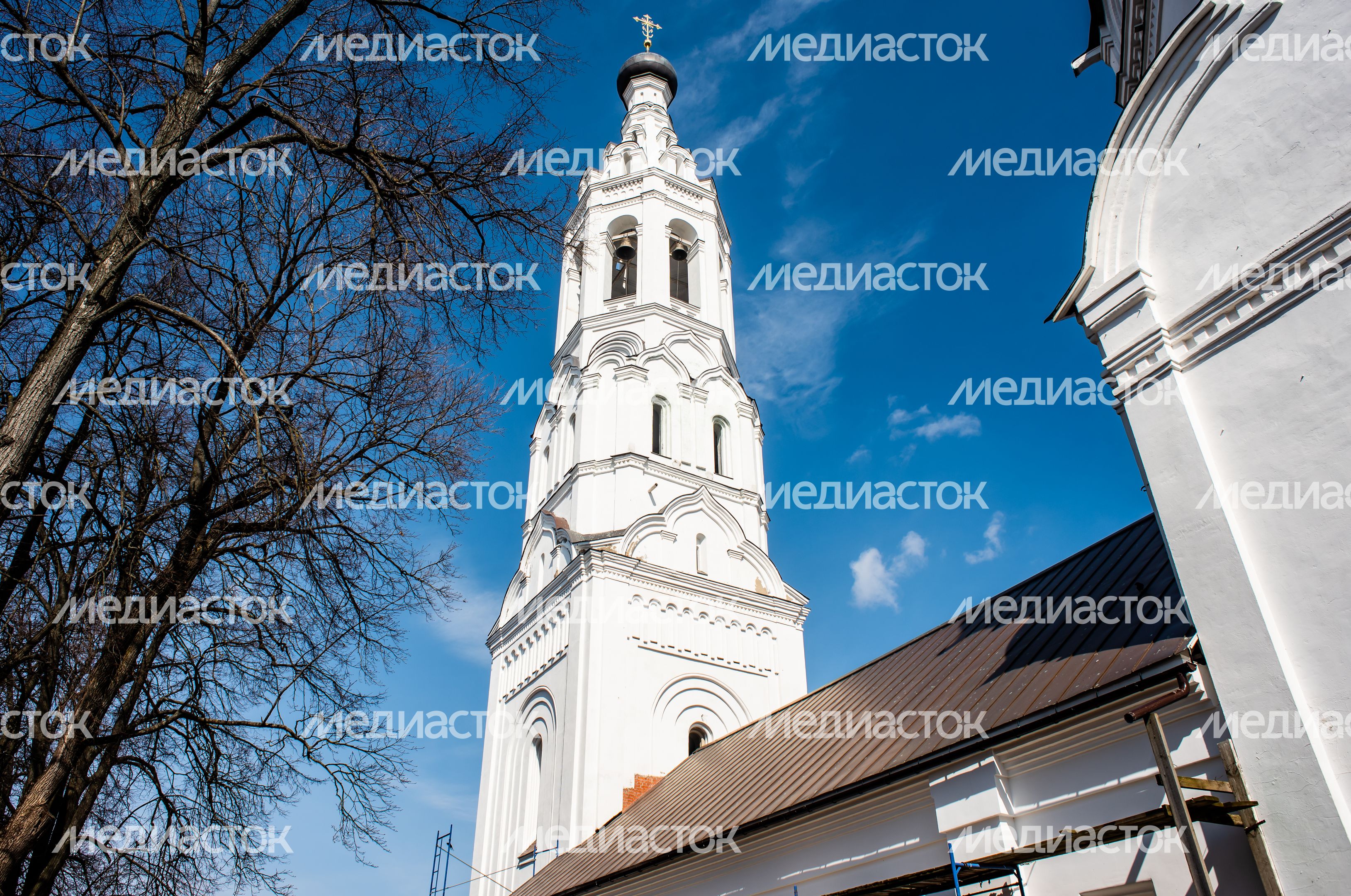 Весенние виды Церкви Благовещения Пресвятой Богородицы в селе Липицы