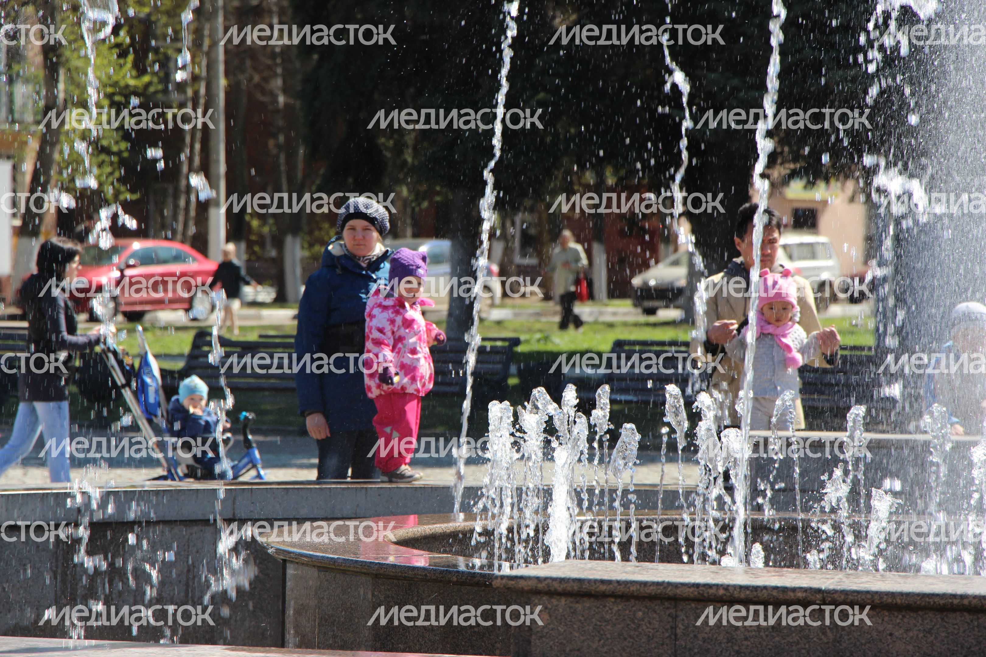 Фонтан в Долгопрудном