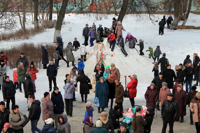Празднование Масленицы в Королеве