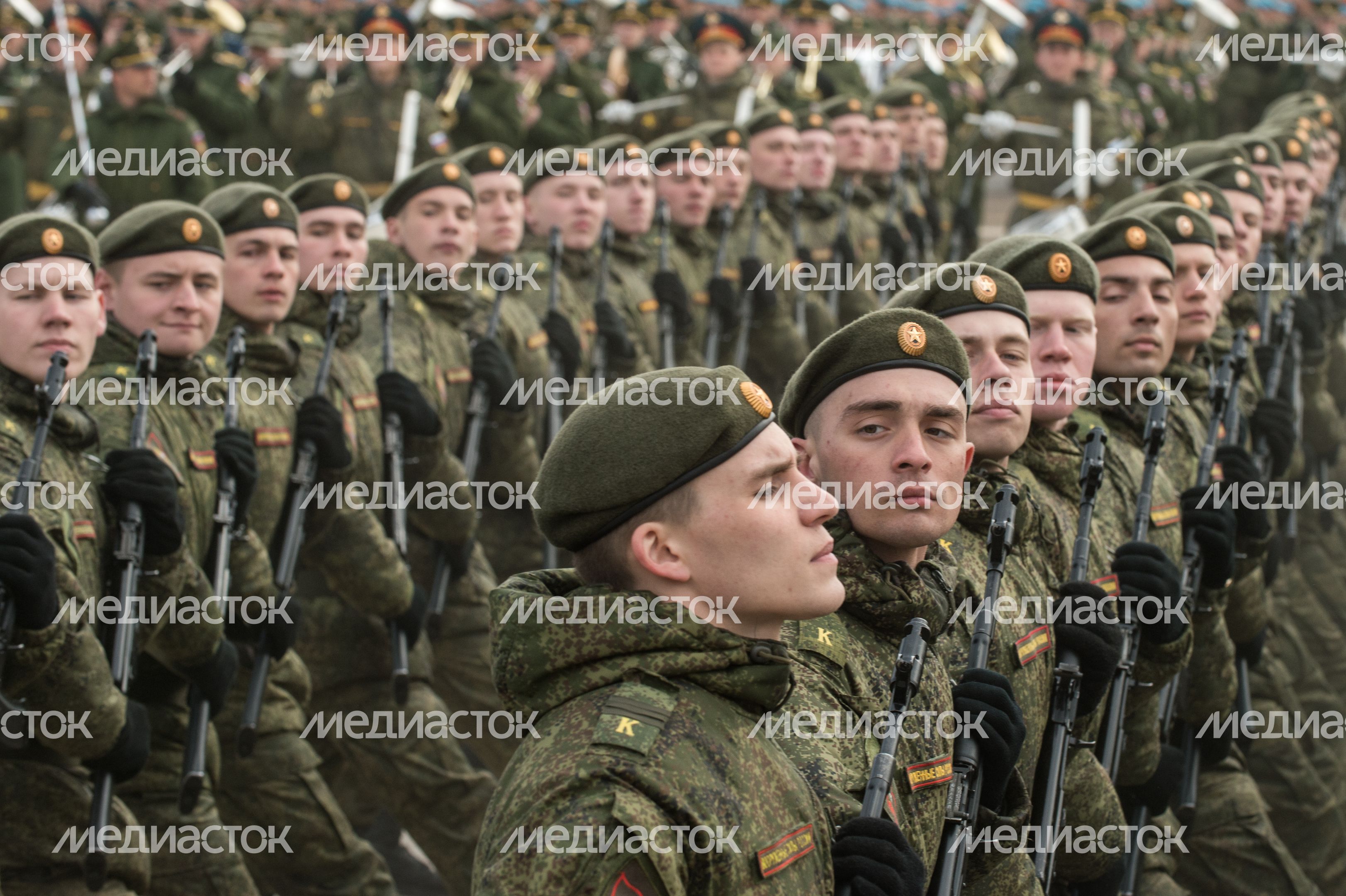 Репетиция Парада Победы в Алабино
