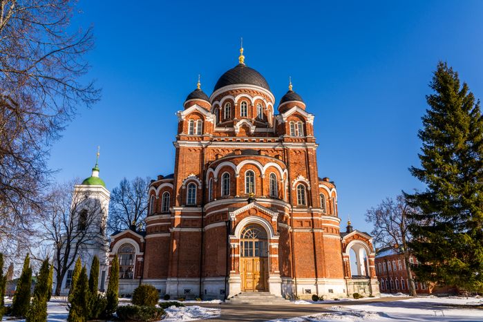 Спасо-Бородинский женский монастырь в деревне Семеновское Можайского округа