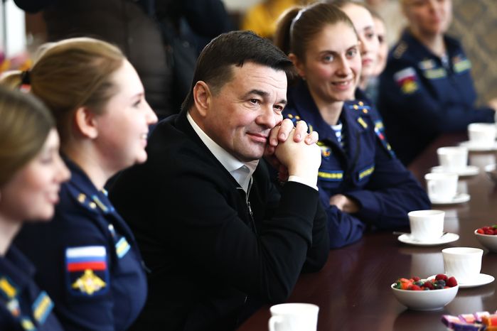 Поздравление с Международным женским днем связисток ВДВ Губернатором Подмосковья