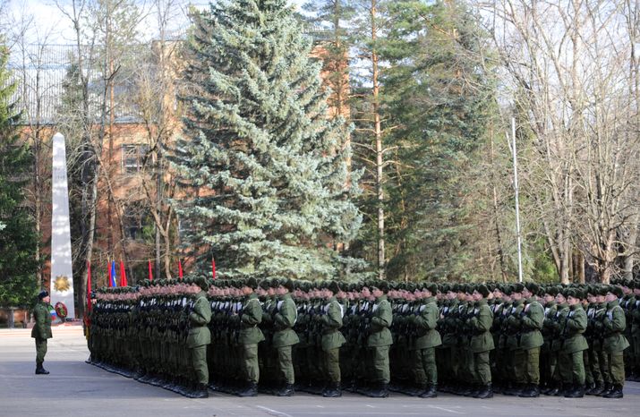 Репетиция парада Победы в Серпухове