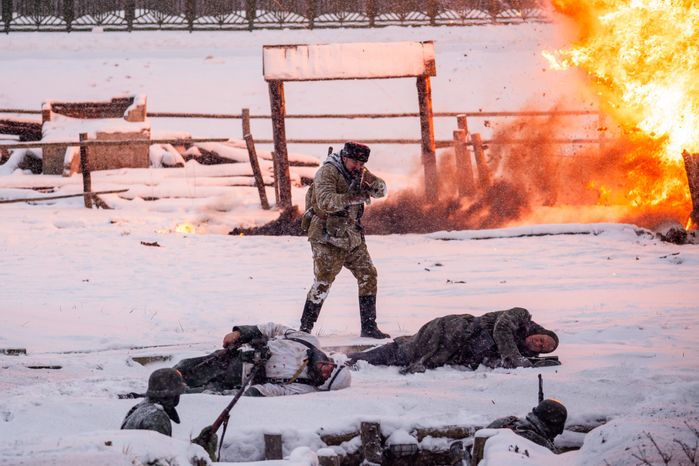 Военно-историческая реконструкция Битвы за Москву в Одинцовском округе