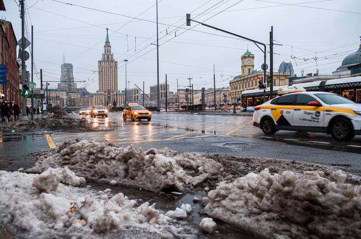 Декабрьская слякоть в Москве