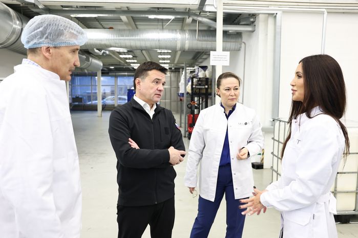 Андрей Воробьев посетил автоматизированный комплекс компании Mixit в г.о. Солнечногорск