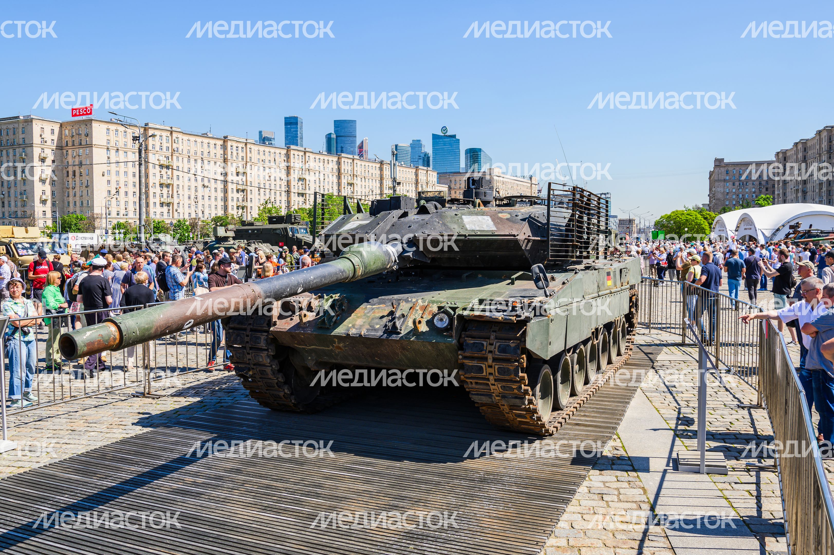Выставка вооружения в Парке Победы, посвященная СВО