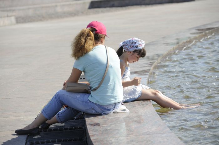 Жара в Москве