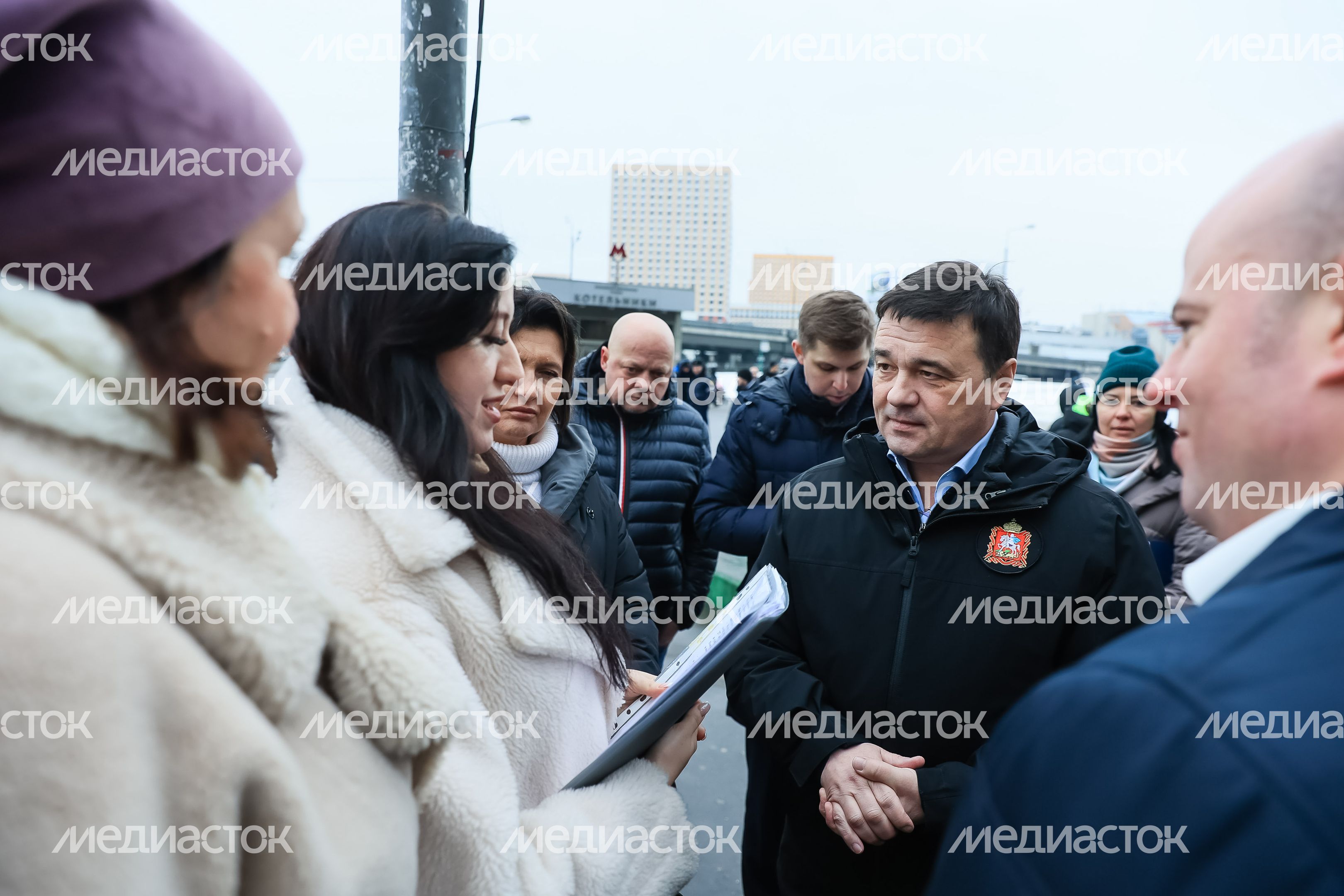 Посещение губернатором пересадочного узла в Котельниках
