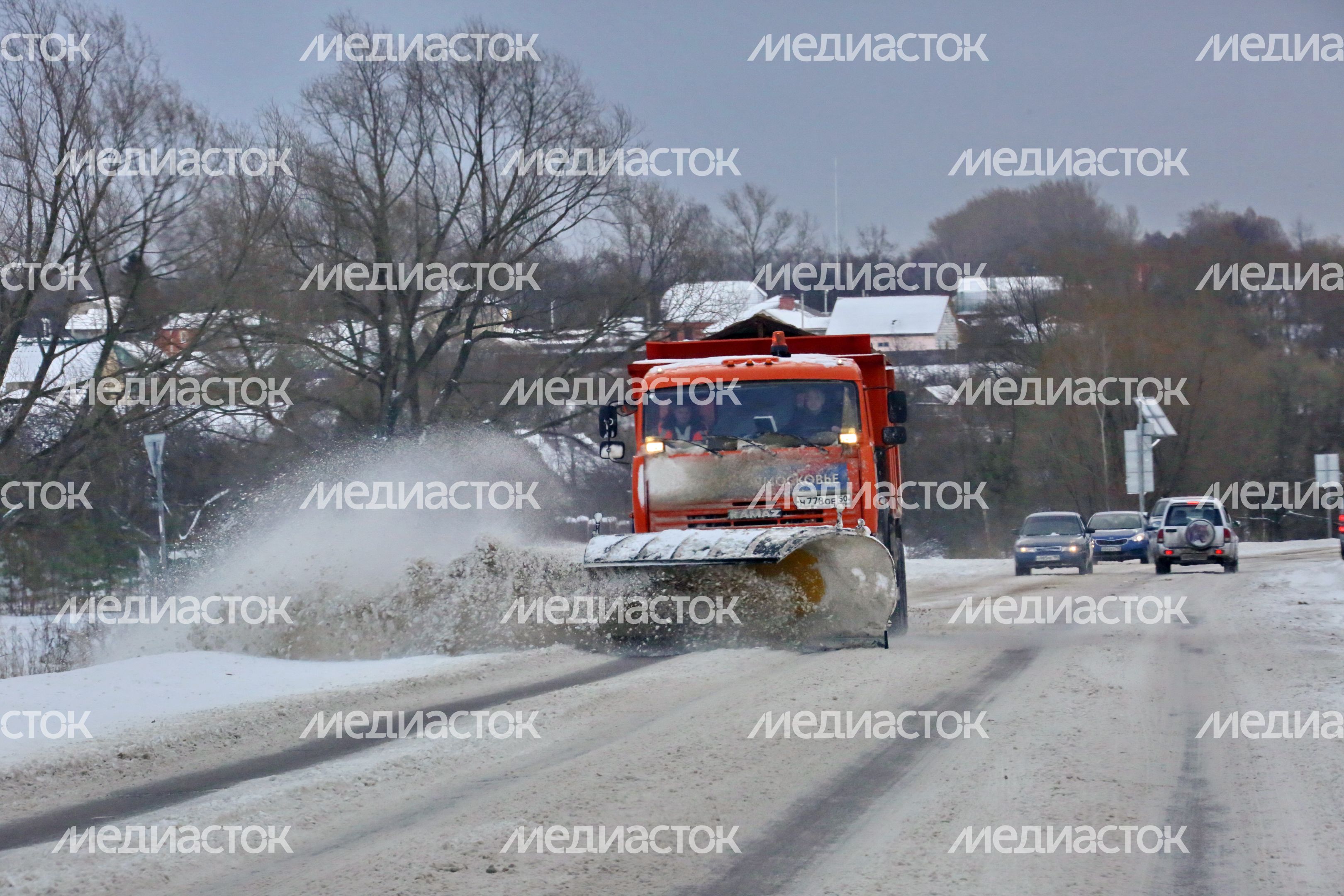 Уборка снега в Кашире