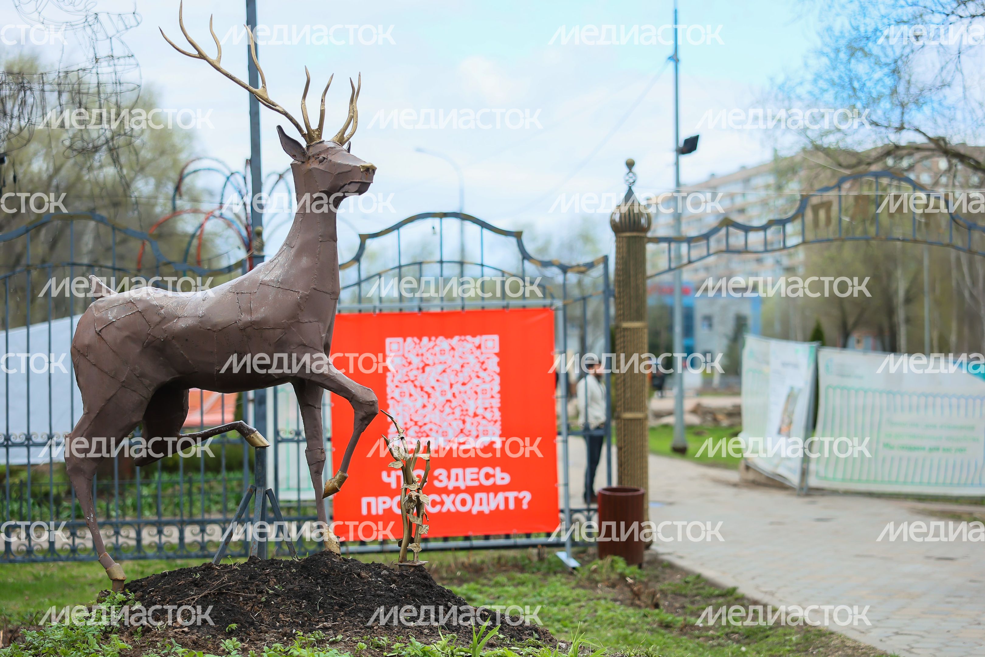 В Лобне завершается благоустройство Центрального парка культуры и отдыха