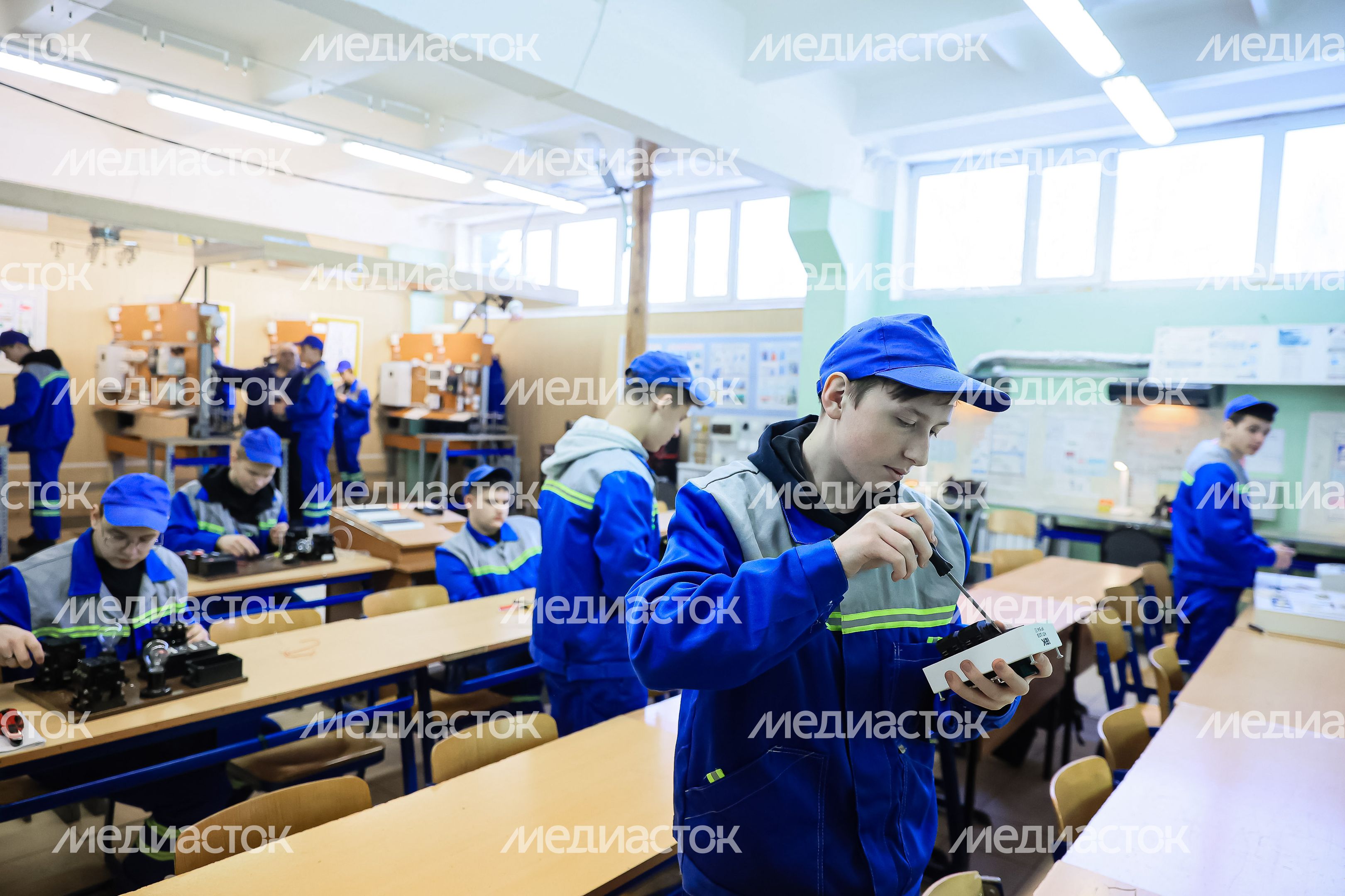 Посещение Губернатором Павлово-Посадского Техникума