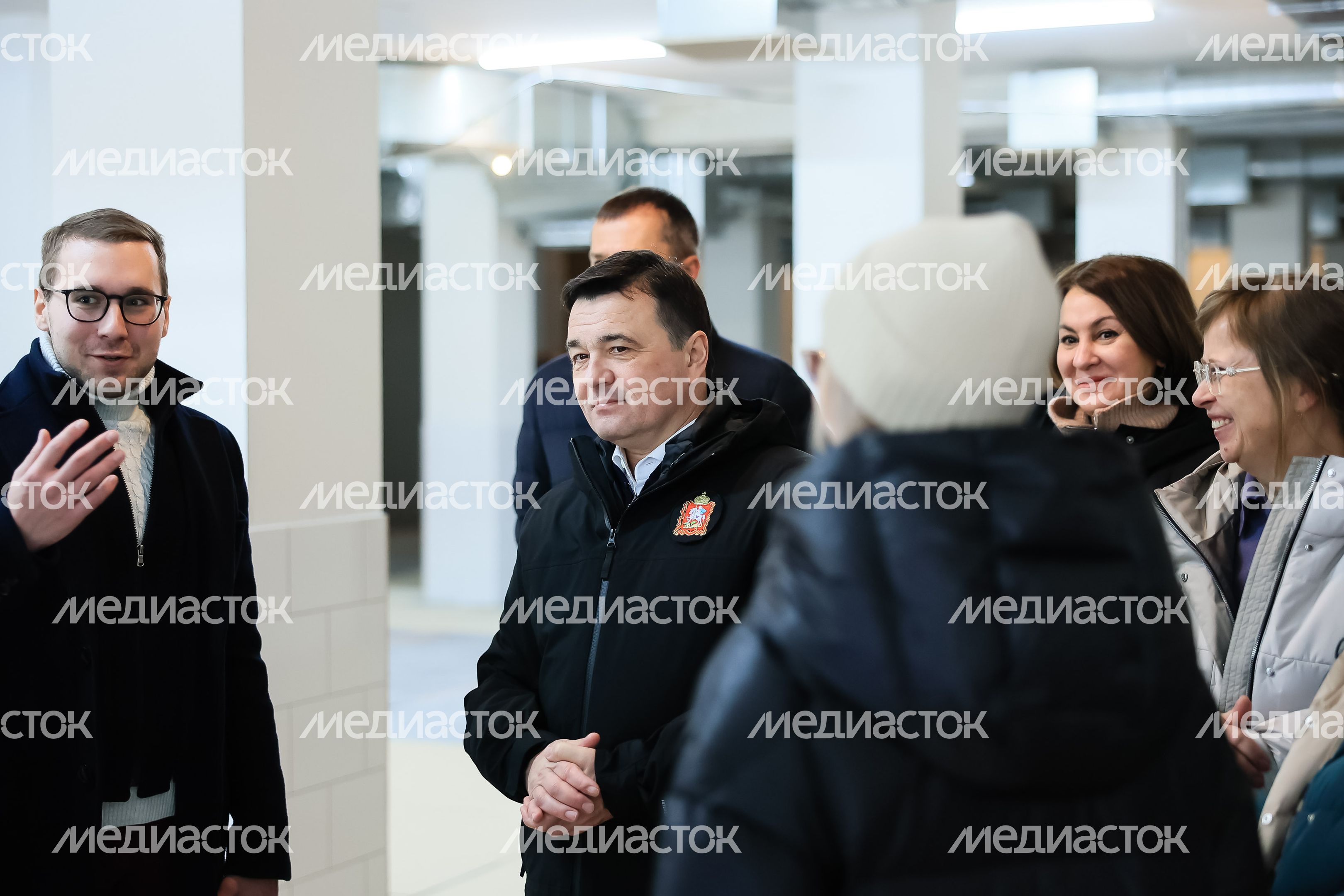 Проверка губернатором строительства школы в Люберцах