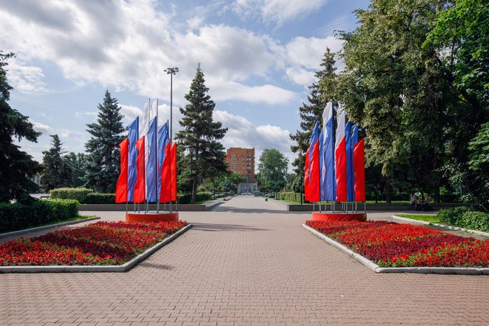 Аллея 30-летия Победы в Великой Отечественной войне в Домодедово